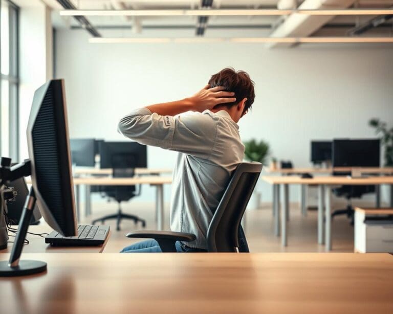 Wie verhinderst du Rückenbeschwerden am Arbeitsplatz?