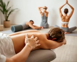 Womit entlastest du Schultern und Nacken?