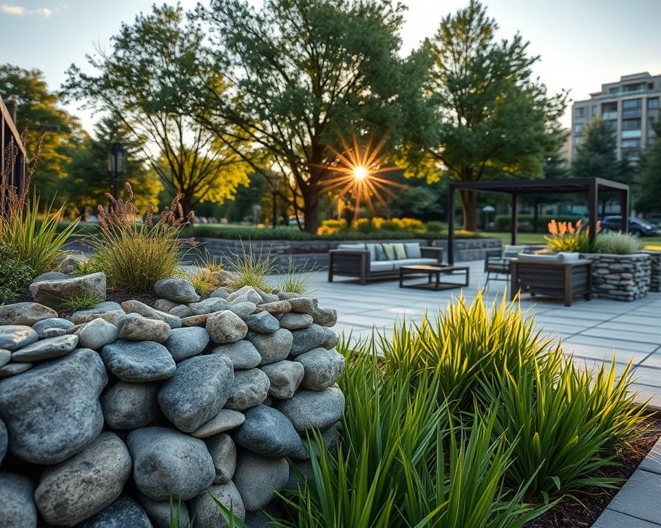 Gabionen als moderne Gestaltungselemente