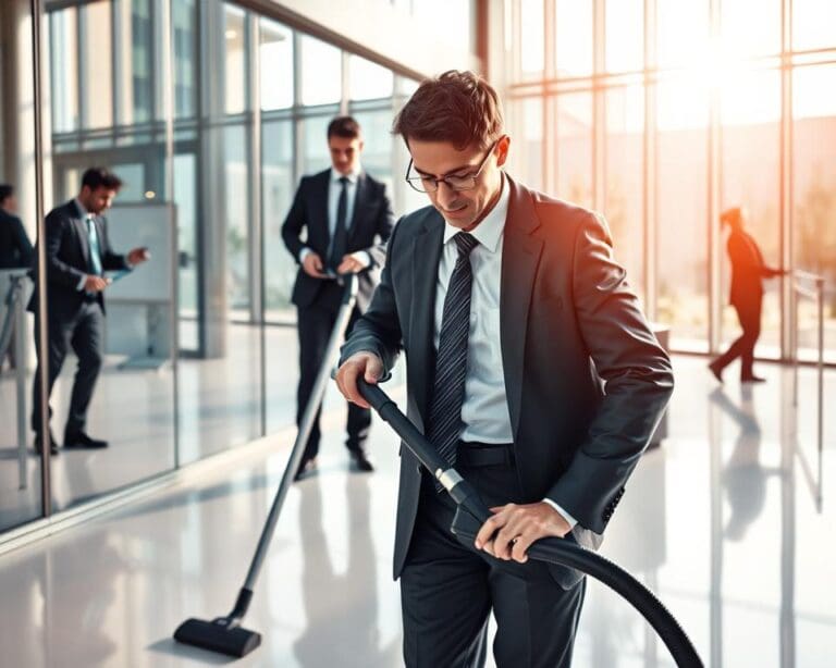 Professionelle Gebäudereinigung für hygienische Arbeitswelten