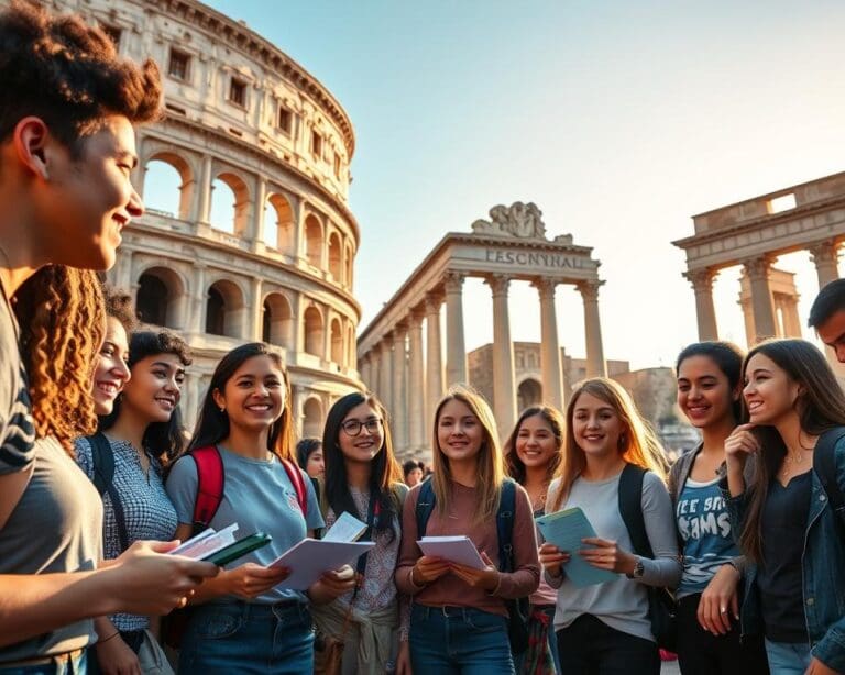 Warum zieht Rom Schülergruppen an?