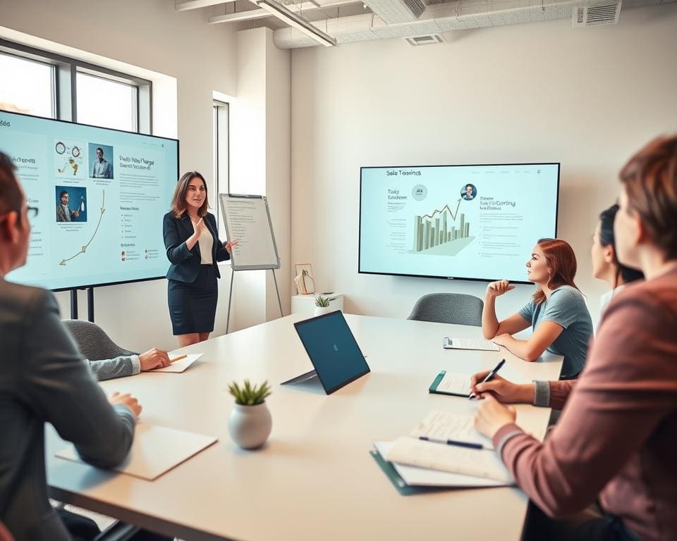 Was bietet ein Schulungsanbieter für Verkaufsteams?