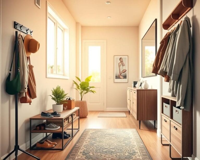 Wie organisiert man Stauraum im Flur?