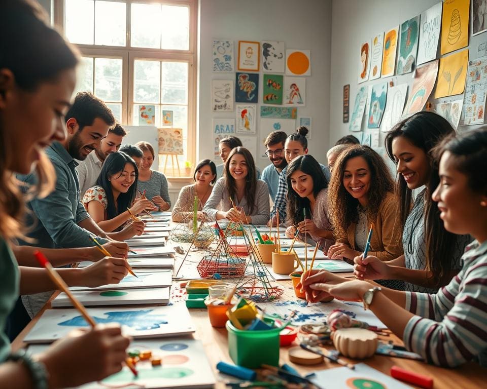Wie regen kreative Projekte die Fantasie an?
