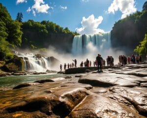Warum ist der Rheinfall so beliebt?