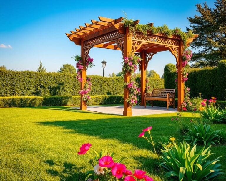Pergola im Garten