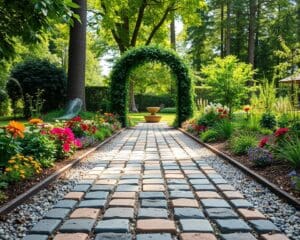 Materialien für Gartenwege