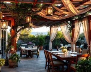 Terrasse mit Pergola