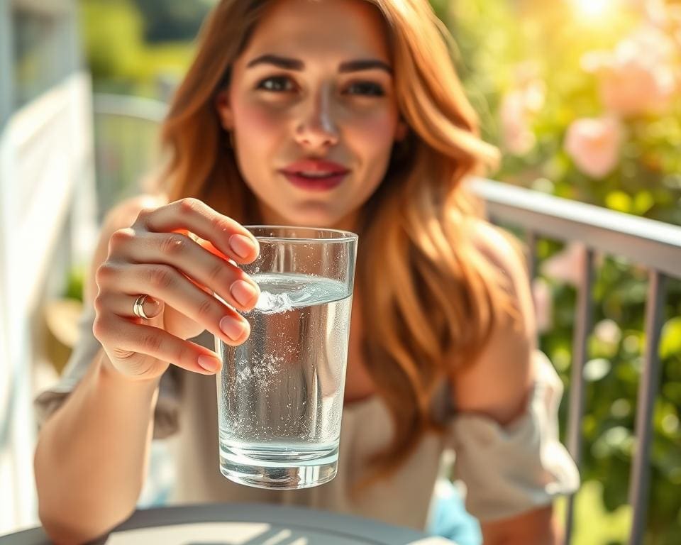 Wasser trinken