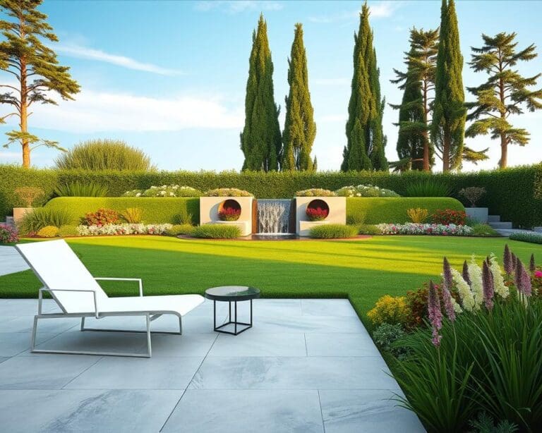 moderne Gartengestaltung