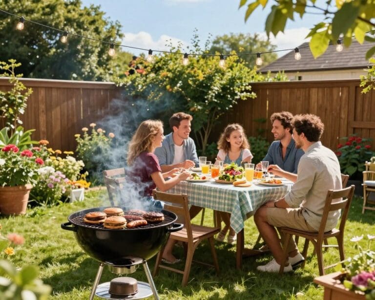 Grillparty im Garten