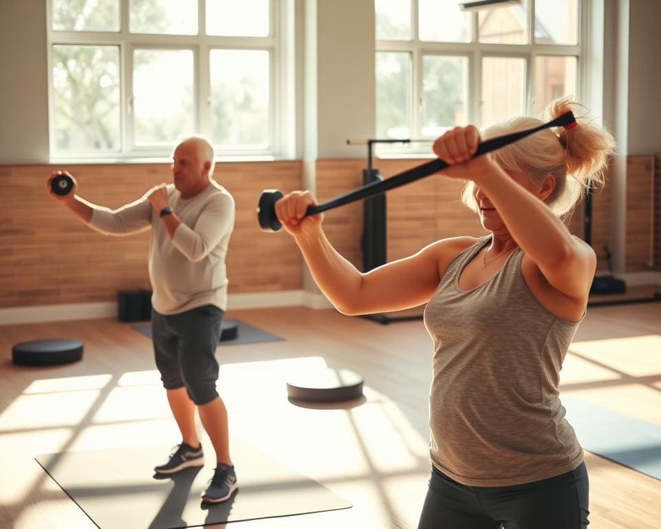 Muskeltraining im Alter